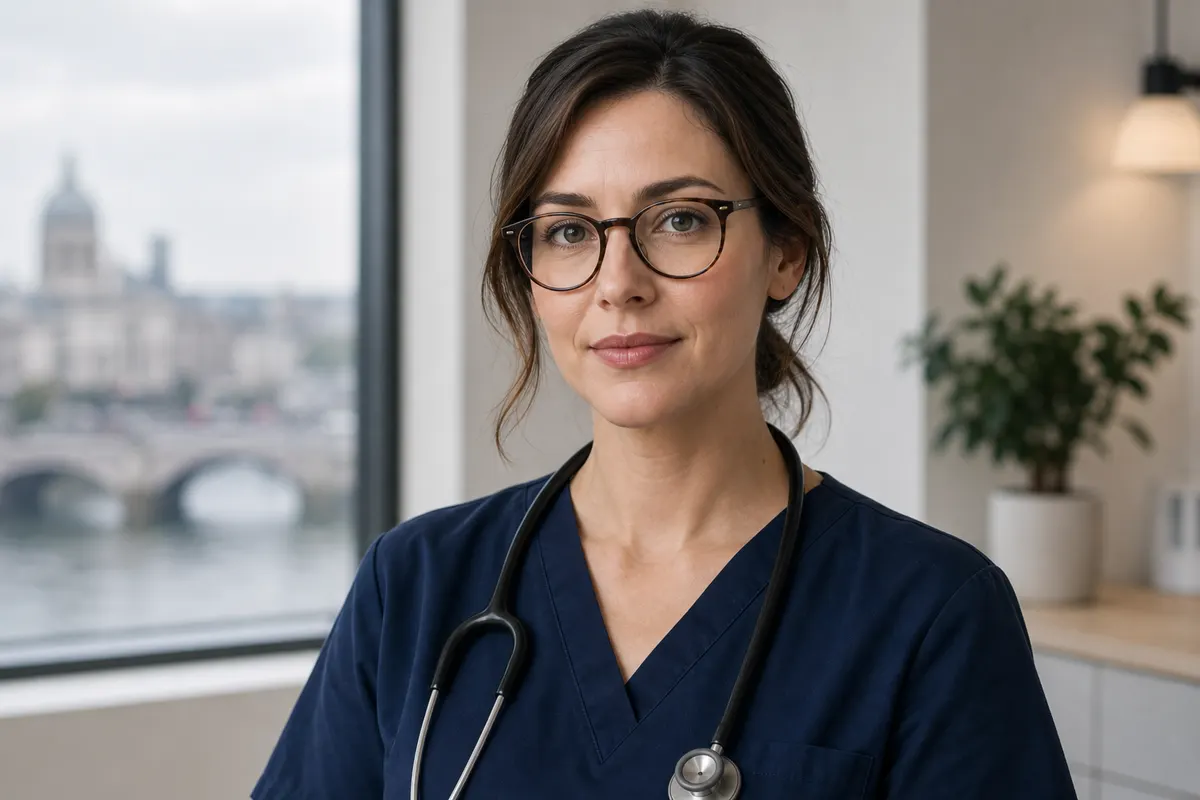 Healthcare professional portrait in Dublin