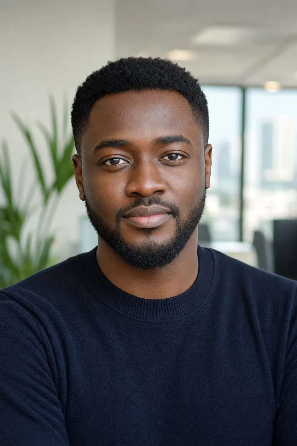 Tech founder portrait in Lagos