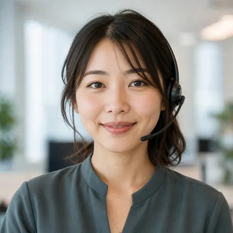 Friendly support agent in Osaka