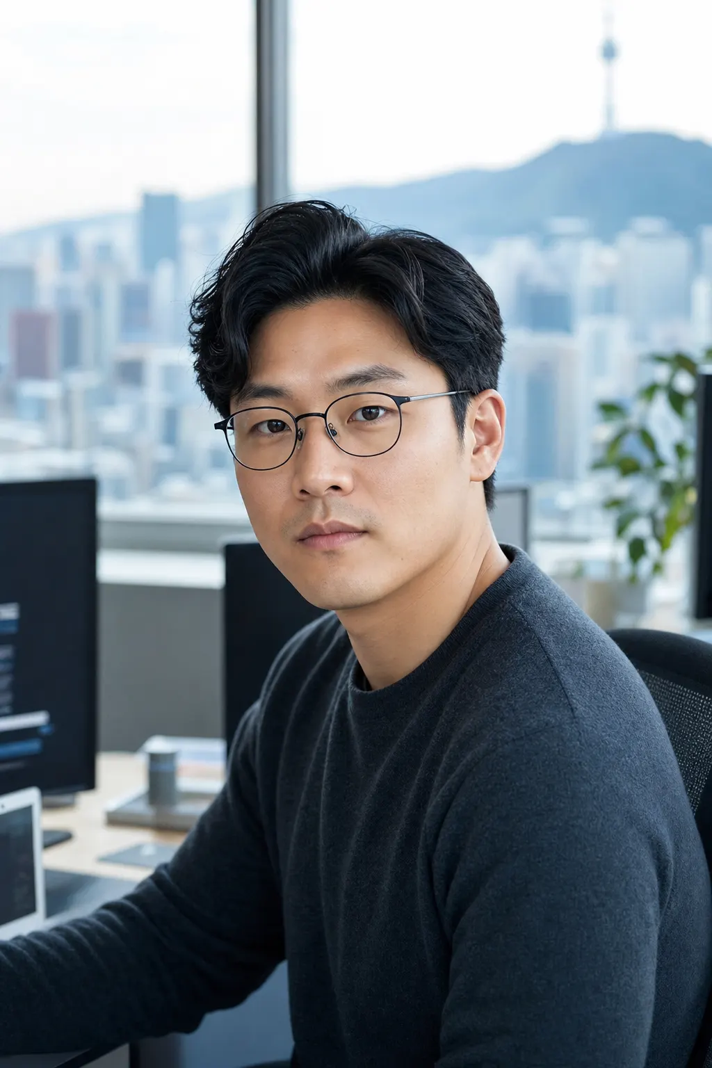 Software engineer portrait in Seoul